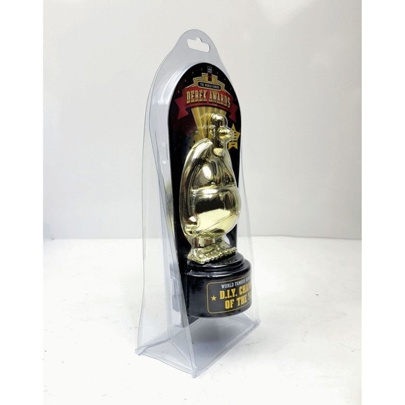 World Famous Derek Awards Trophy DIY Champion of the Year Novelty Lagoon NEW - Picture 5 of 12